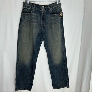 Lucky Brand men’s dungarees jeans straight leg size 36 X 33 blue
